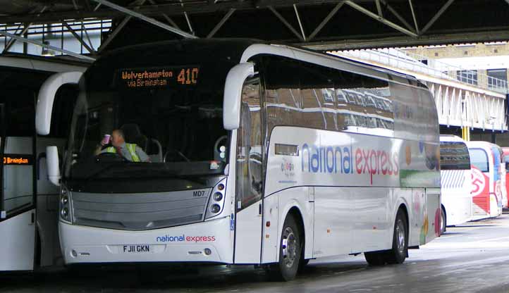 de Courcey Travel Volvo B9R National Express Caetano Levante MD7